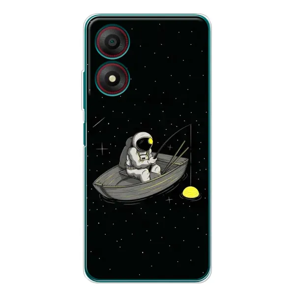 Чехол с рисунком «Космонавт на рыбалке» для ZTE Blade A34 Чехол с рисунком «Космонавт на рыбалке» для ZTE Blade A34