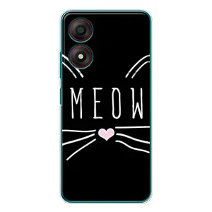Бампер с изображением Котиков для Блейд А34 (КОТИК MEOW)
