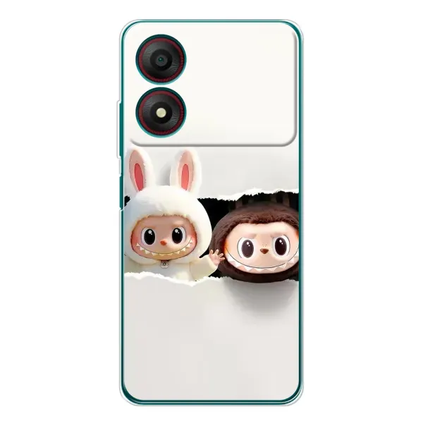Чехол с рисунком «Фигурки Labubu» для ZTE Blade A34 Чехол с рисунком «Фигурки Labubu» для ZTE Blade A34