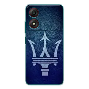Чехлы с тематикой "Крутые машины" на ZTE Blade A34 (Лого Maserati)