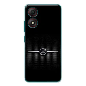 Силиконовый бампер с картинкой машины на ZTE Blade A34 (Mercedes)