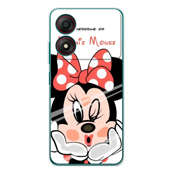 Чехол с рисунком «Minni Mouse» для ZTE Blade A34 Чехол с рисунком «Minni Mouse» для ZTE Blade A34