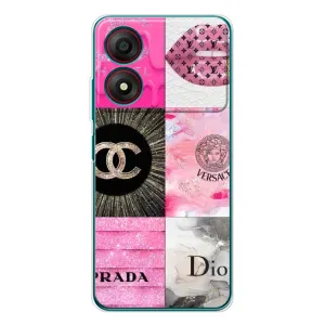 Чехол (Dior, Prada, YSL, Chanel) для ZTE Blade A34 (Модница)