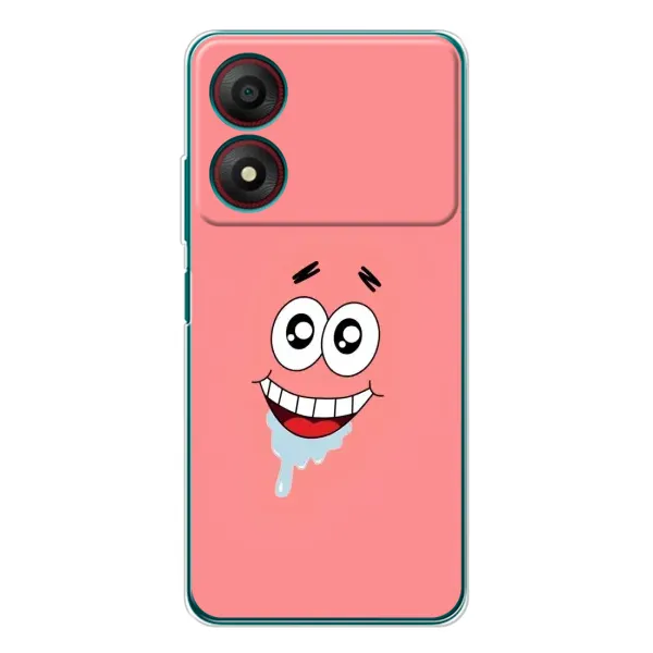 Чехол с рисунком «Мордочка Патрика» для ZTE Blade A34