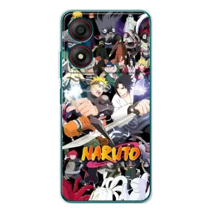 Купить Чехлы на телефон с принтом Anime для ZTE Blade A34 (Наруто постер)