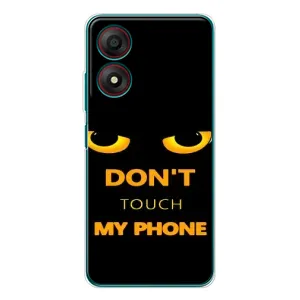 Чохол з Прикольним Принтом на ZTE Blade A34 (Не чіпай мій телефон)