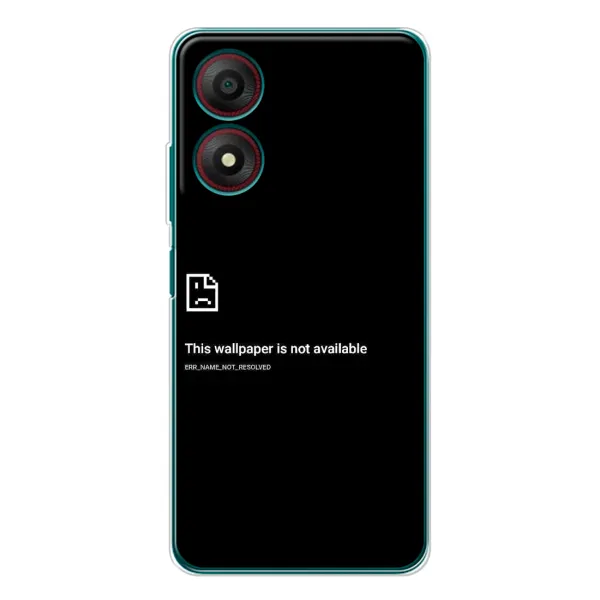 Чохол з малюнком «Помилка» для ZTE Blade A34 Чохол з малюнком «Помилка» для ZTE Blade A34