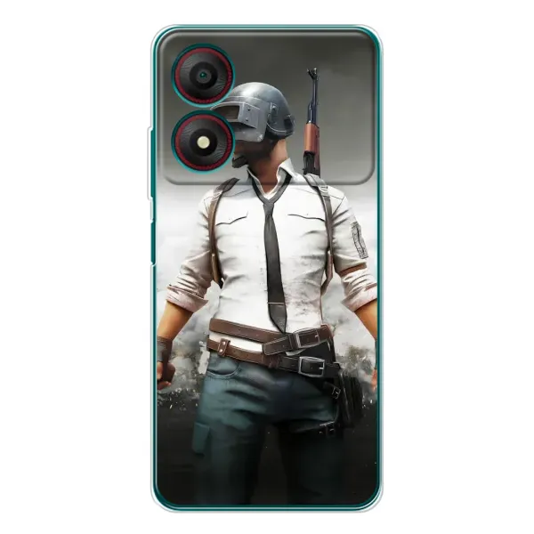 Чехол с рисунком «Пабг» для ZTE Blade A34 Чехол с рисунком «Пабг» для ZTE Blade A34