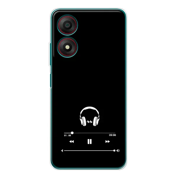 Чехол с рисунком «Плеер» для ZTE Blade A34 Чехол с рисунком «Плеер» для ZTE Blade A34
