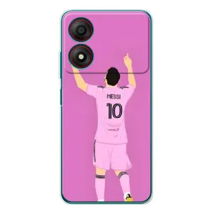 Чехлы Лео Месси в Майами на ZTE Blade A34 (Празднование Месси)