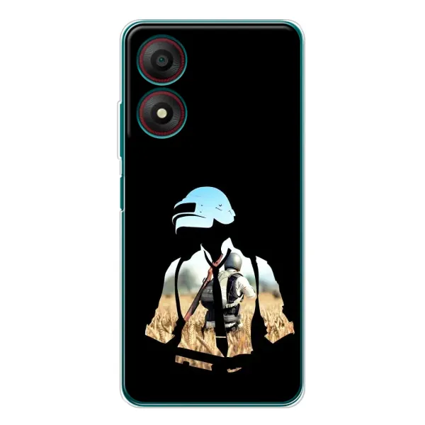 Чехол с рисунком «Пубг мен» для ZTE Blade A34 Чехол с рисунком «Пубг мен» для ZTE Blade A34