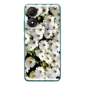 Чохол з ромашками на ZTE Blade A34 (Рамка в ромашках)