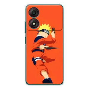Чохли з принтом НАРУТО на ZTE Blade A34 (Силует Наруто)