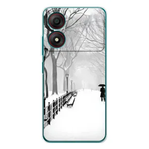 Чехлы на Новый Год ZTE Blade A34 (Снегом замело)