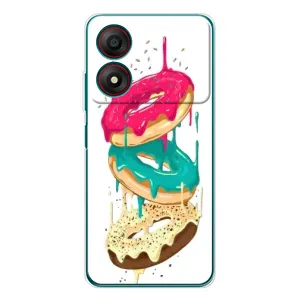 Чехол с изображением  вкусной еды для ZTE Blade A34 (Сочные пончики)