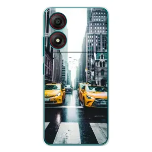 Силиконовый бампер (Работники) на ZTE Blade A34 (Такси)