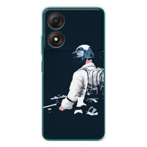 Чохол з картинкою "Герой Pubg" на ZTE Blade A34 (В екіперівці)