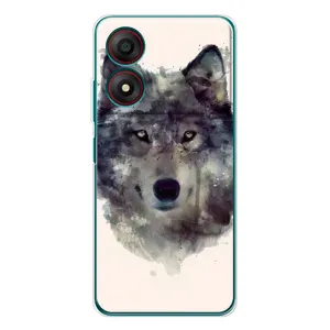 Чехол с Волком на ZTE Blade A34 (Волк)