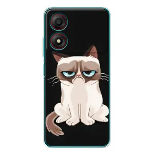 Чехол на тематику: Коты для ZTE Blade A34 (Взгляд кота)