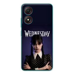 Чехлы с принтом Уэнсдей на ZTE Blade A34 (Wednesdey)