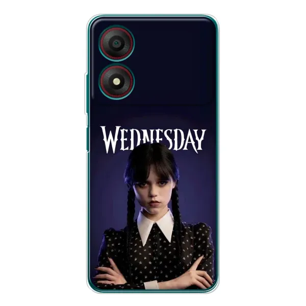 Чехол с рисунком «Wednesdey» для ZTE Blade A34 Чехол с рисунком «Wednesdey» для ZTE Blade A34