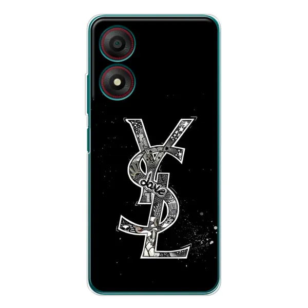 Чехол с рисунком «YSL» для ZTE Blade A34 Чехол с рисунком «YSL» для ZTE Blade A34
