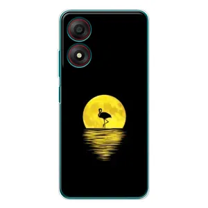 Летний Чехол на ZTE Blade A34 (Желтый Закат)