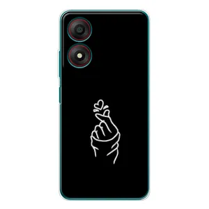 Чехлы (Знак сердечка) на ZTE Blade A34 (Знак Сердечка)