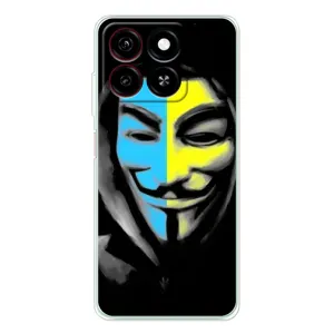 Чохол з Українською символікою на Блейд А35 (Анонімус патріот)