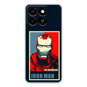 Чехол Супергерой Железный человек на ZTE Blade A35 (Art Iron man)