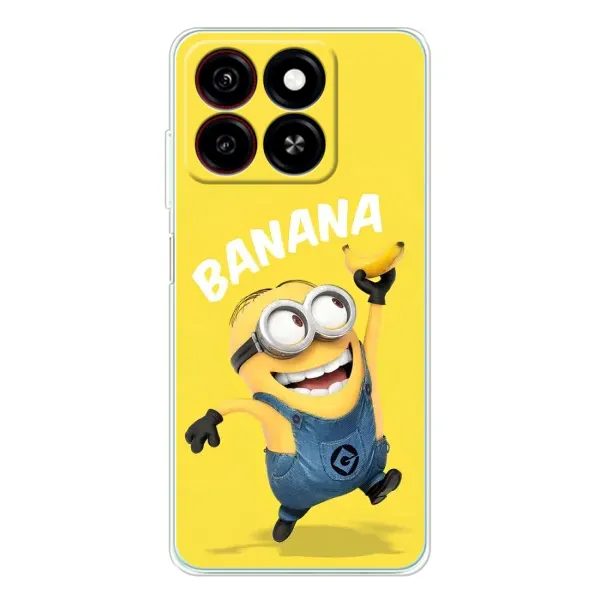 Чехол с рисунком «Banana» для ZTE Blade A35