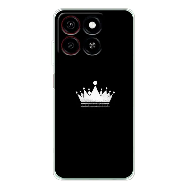 Чехол с рисунком «Белая корона» для ZTE Blade A35 Чехол с рисунком «Белая корона» для ZTE Blade A35