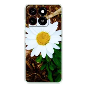 Чохол з ромашками на ZTE Blade A35 (Біла ромашка)