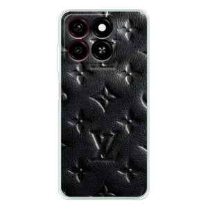 Текстурный Чехол Louis Vuitton для Блейд А35 (Черный ЛВ)