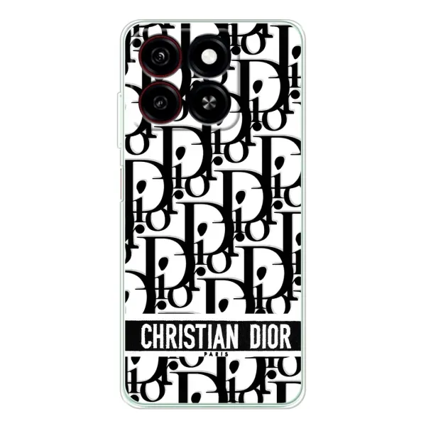 Чехол с рисунком «Christian Dior» для ZTE Blade A35