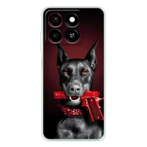 Чохол ДОБЕРМАН для ZTE Blade A35 (Доберман злий)