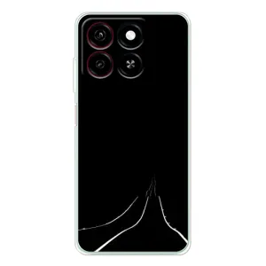 Чохол з картинками на чорному фоні для ZTE Blade A35 (Дорога)