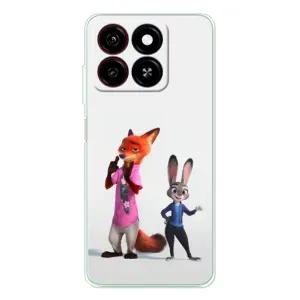Силіконовий чохол з принтом Зоотрополіс для ZTE Blade A35 (Джуді і Нік)