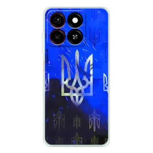 Чохол Укр Символіка для ZTE Blade A35 (Герб)