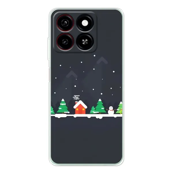 Чохол з малюнком «Місто зимове» для ZTE Blade A35 Чохол з малюнком «Місто зимове» для ZTE Blade A35