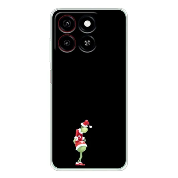 Чехол с рисунком «Гринч на чорном» для ZTE Blade A35 Чехол с рисунком «Гринч на чорном» для ZTE Blade A35