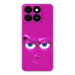 Силиконовые Чехлы (смешные стикеры) для ZTE Blade A35 (Хитрая мордочка)