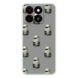 Бампер з принтом Меми для ZTE Blade A35 (Кам'яна особа)