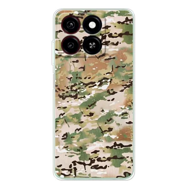 Чехол с рисунком «Камуфляжный» для ZTE Blade A35 Чехол с рисунком «Камуфляжный» для ZTE Blade A35