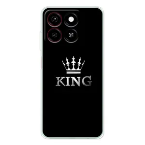 Чохол (Корона на чорному фоні) для Блейд А35 (KING)