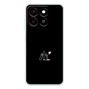 Чохол з картинками на чорному фоні для ZTE Blade A35 (Книжки)