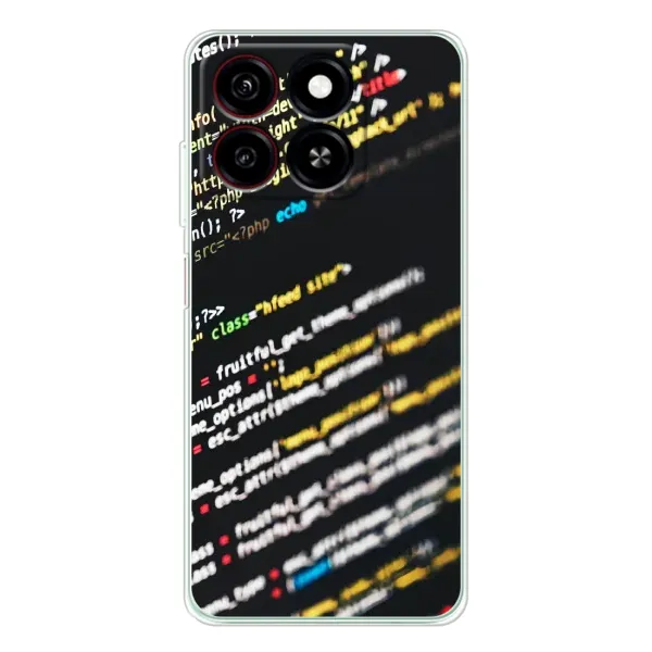 Чехол с рисунком «Код» для ZTE Blade A35 Чехол с рисунком «Код» для ZTE Blade A35