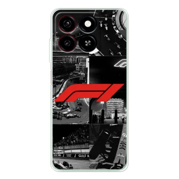 Чехол с рисунком «Коллаж Формула 1» для ZTE Blade A35 Чехол с рисунком «Коллаж Формула 1» для ZTE Blade A35