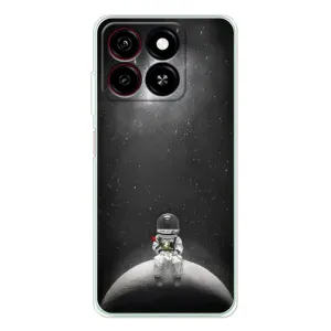 Силіконовый Чохол з принтом "Космонавти" на ZTE Blade A35 (Космонавт романтик)