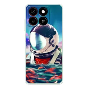 Силіконовый Чохол з принтом "Космонавти" на ZTE Blade A35
